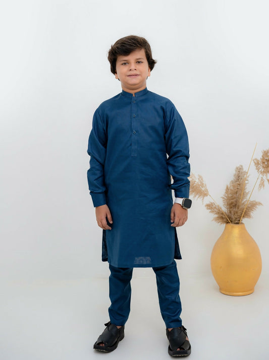Wearmani Cotton Stitched Kurta Pajama-MKP-084