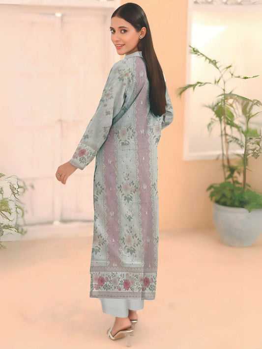 Cross Sketch Lawn Printed Unstitched 2-Piece Suit-Hina