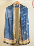 Scarves By Madiha Silk Calligrahy Stole