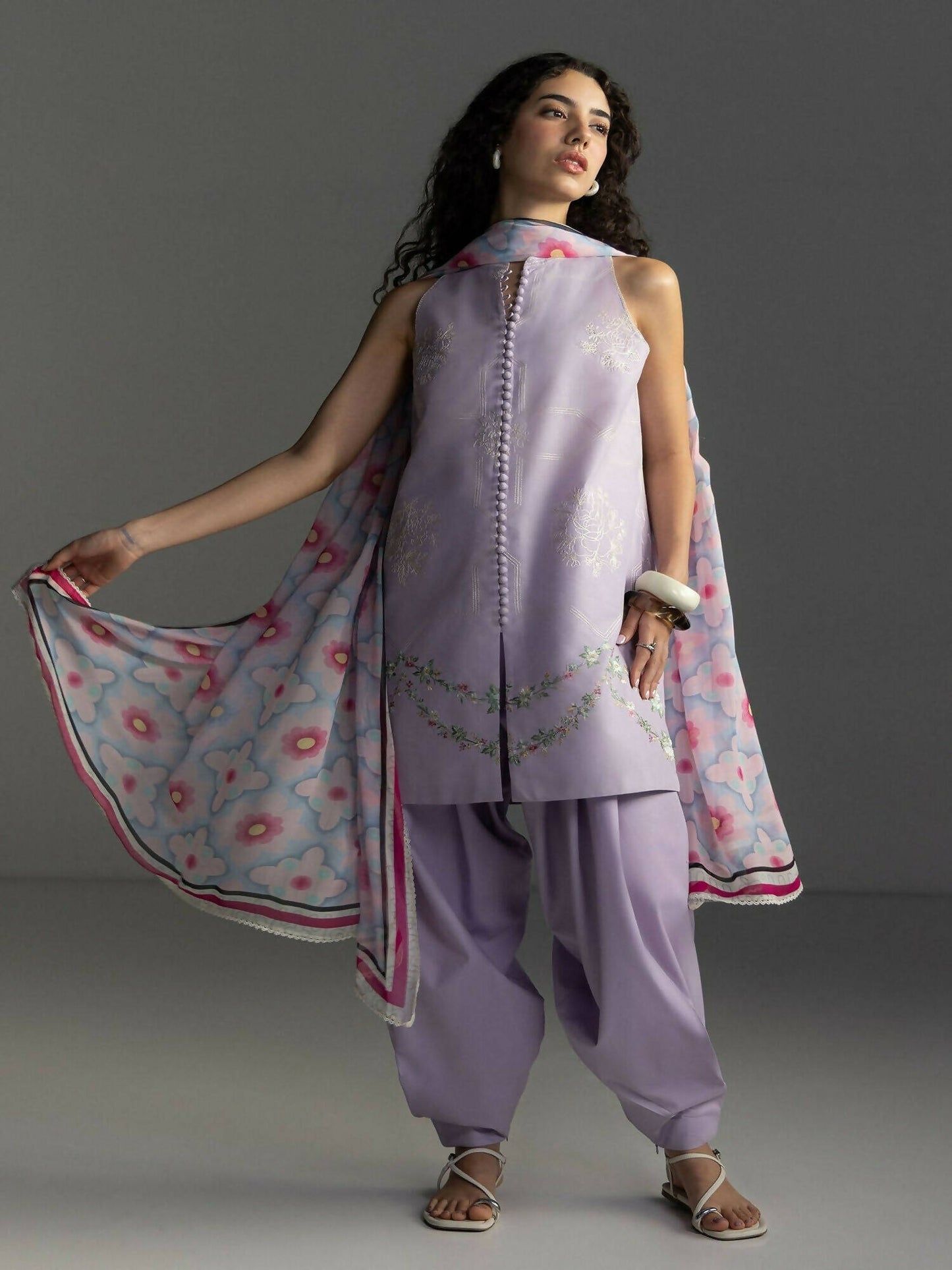 Zara Shahjahan Coco Lawn'26 Embroidered Unstitched 3-Piece Suit-Rivae-1A