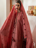 Hussain Rehar Karandi A/W'24 Embroidered Unstitched 3-Piece Suit-Tulle