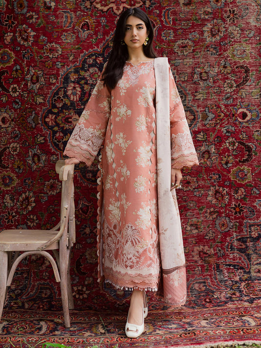 Parishay Rang e Sarma Khaddar Embroidered Unstitched 3-Piece Suit-SAR-03