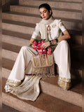 Hussain Rehar Luxury Pret Eid'24 Raw Silk Embellished Stitched 3-Piece Suit-Lin