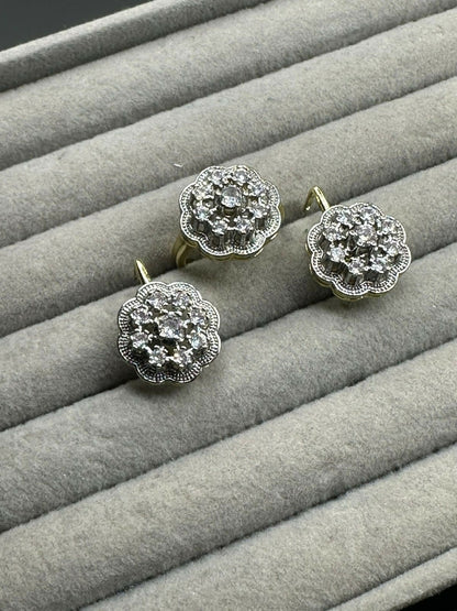 H&A Jewellery Earrings and Ring Set