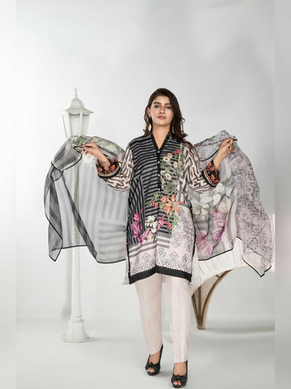 Imran Aftab Aura Summer Lawn Printed Unstitched 3-Piece Suit-IALC 04