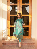 Panache Apparel Organza Net Embroidered Stitched Suit-Misty