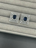 H&A Jewellery One Carat Silver Rhodium Plated Earrings