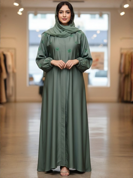 Islami Hijab Centre Haya Premium Series Imported Nida Embroidered Abaya