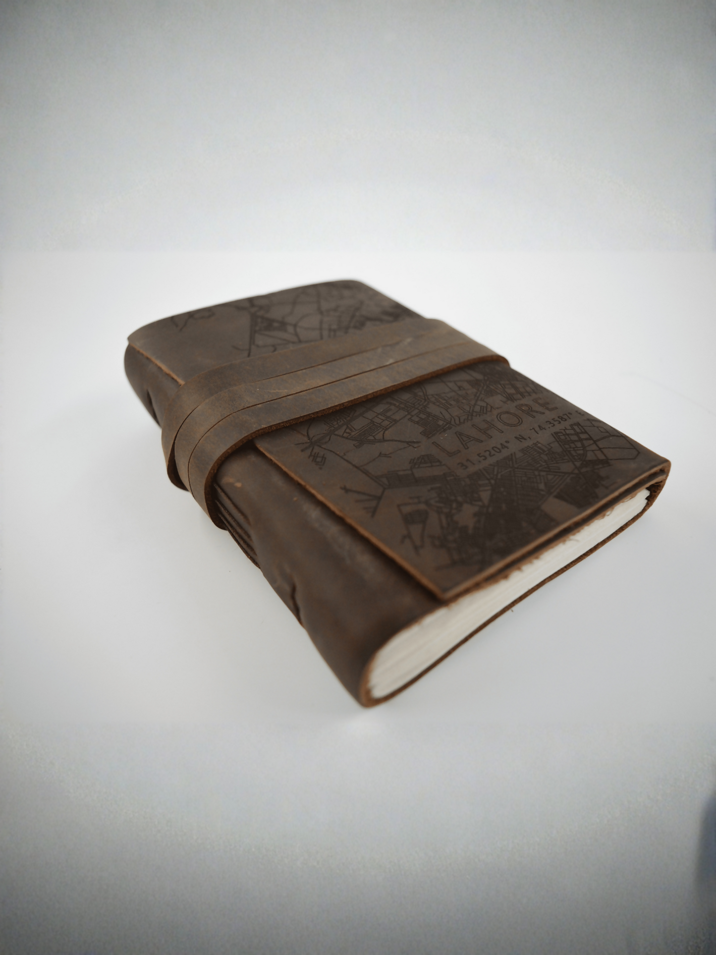 MappedPK Lahore Mapped Leather Journal