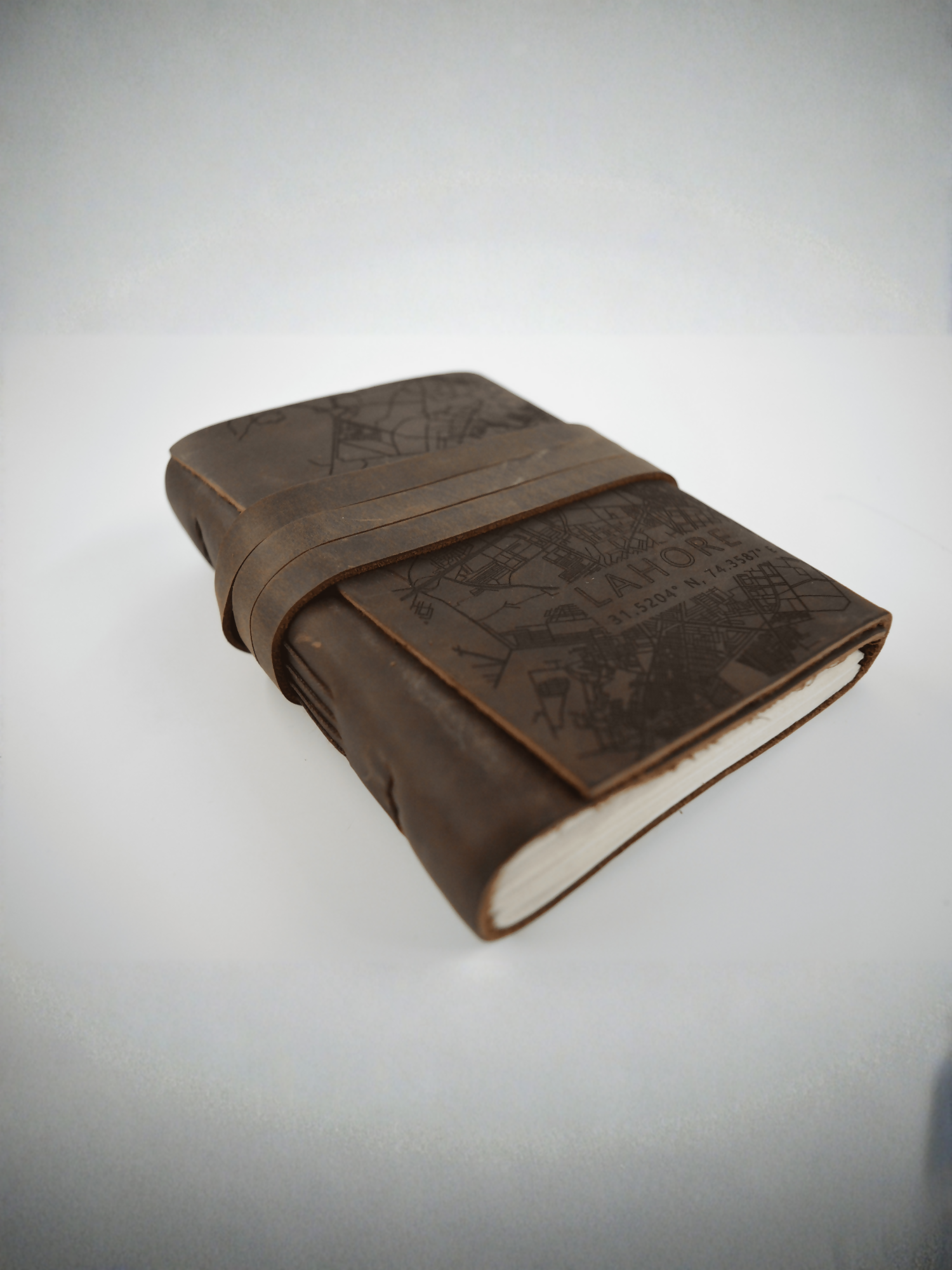 MappedPK Lahore Mapped Leather Journal