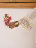 Mahnur Shanaya Luxury Lawn Embroidered Unstitched 3-Piece Suit-Elnaz