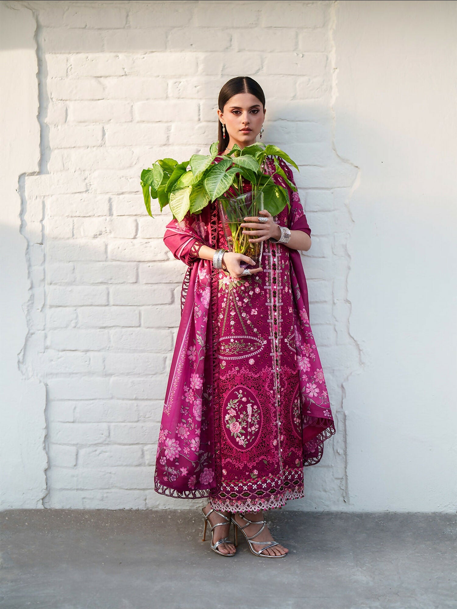 Binilyas Heritage Dore Summer'26 Lawn Embroidered Stitched 3-Piece Suit-174-A