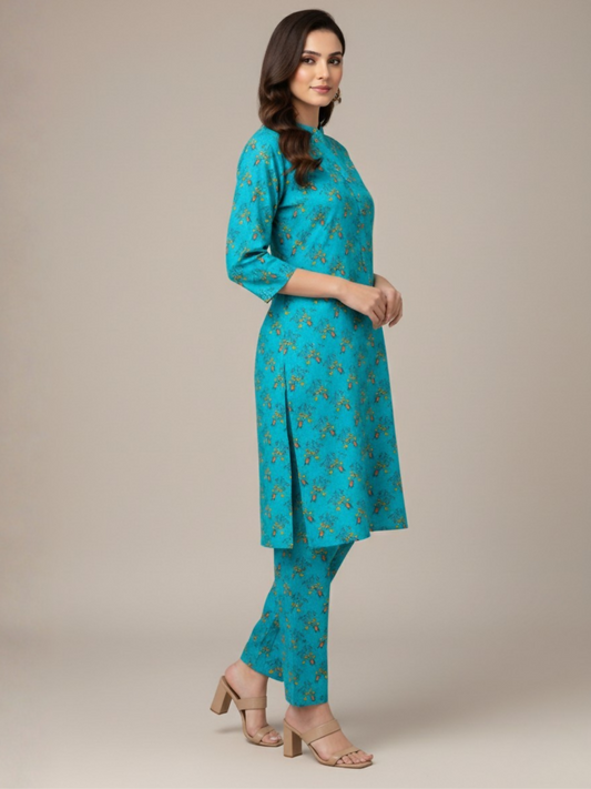 Bin Shaukat Classic Lawn Printed Unstitched 2-Piece Suit