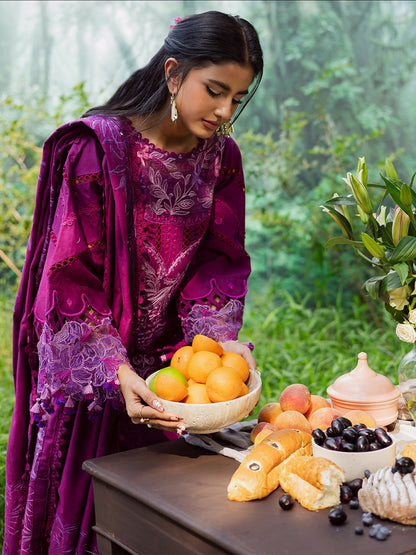 Parishay Winterwood Tales Khaddar Embroidered Unstitched 3-Piece Suit- WW - 06