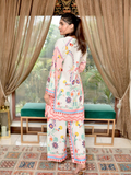 MH Cloth House Poly Lawn Printed Co-Ord Set-Ujala
