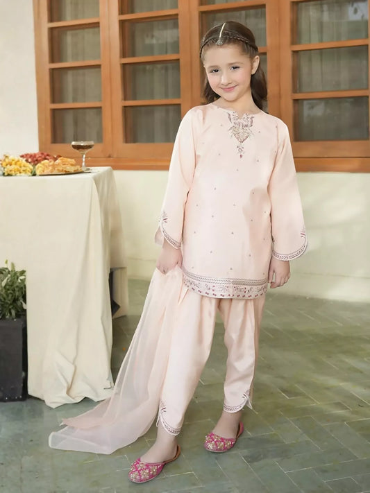 Panache Apparel Noore Eid Edit Sheesha Silk Embroidered Stitched Suit-Lulu