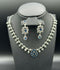 H&A Jewellery One Carat Silver Rhodium Plated Jewellery Set