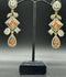 H&A Jewellery One Carat Silver and Gold Plated Earrings
