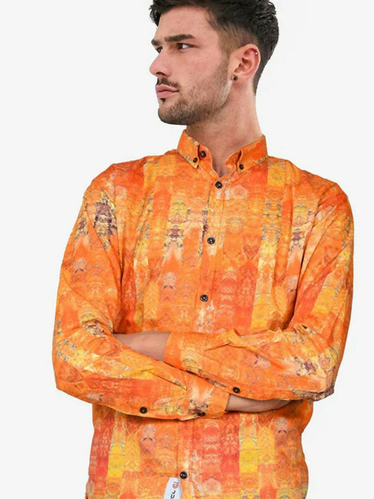 Jupiter Cotton Linen Flame Shirt-11523