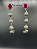 H&A Jewellery Handmade Brass Oxidized Jhumka