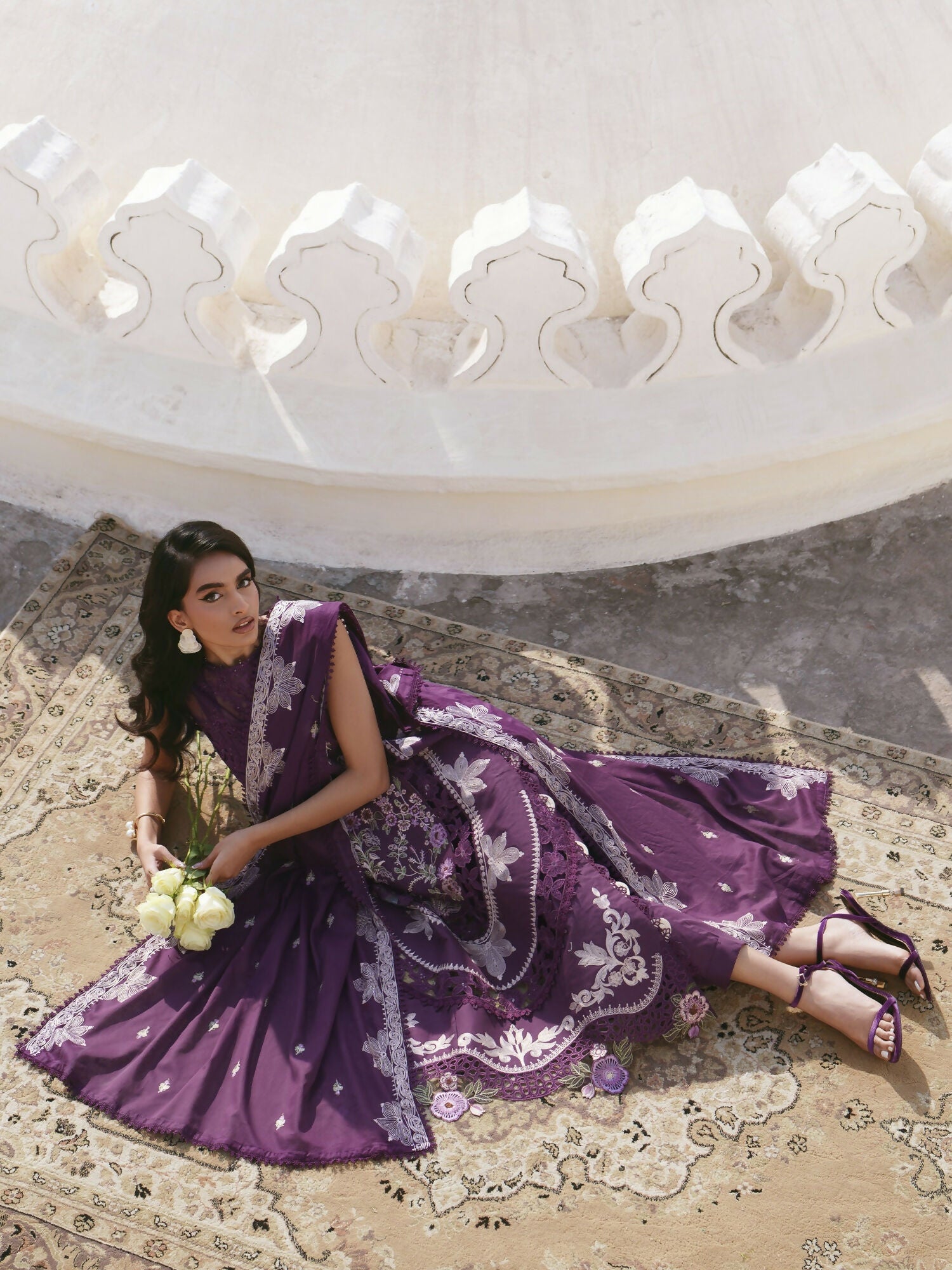 Parishay Shangrila Lawn Embroidered Unstitched 3-Piece Suit-SLA-15