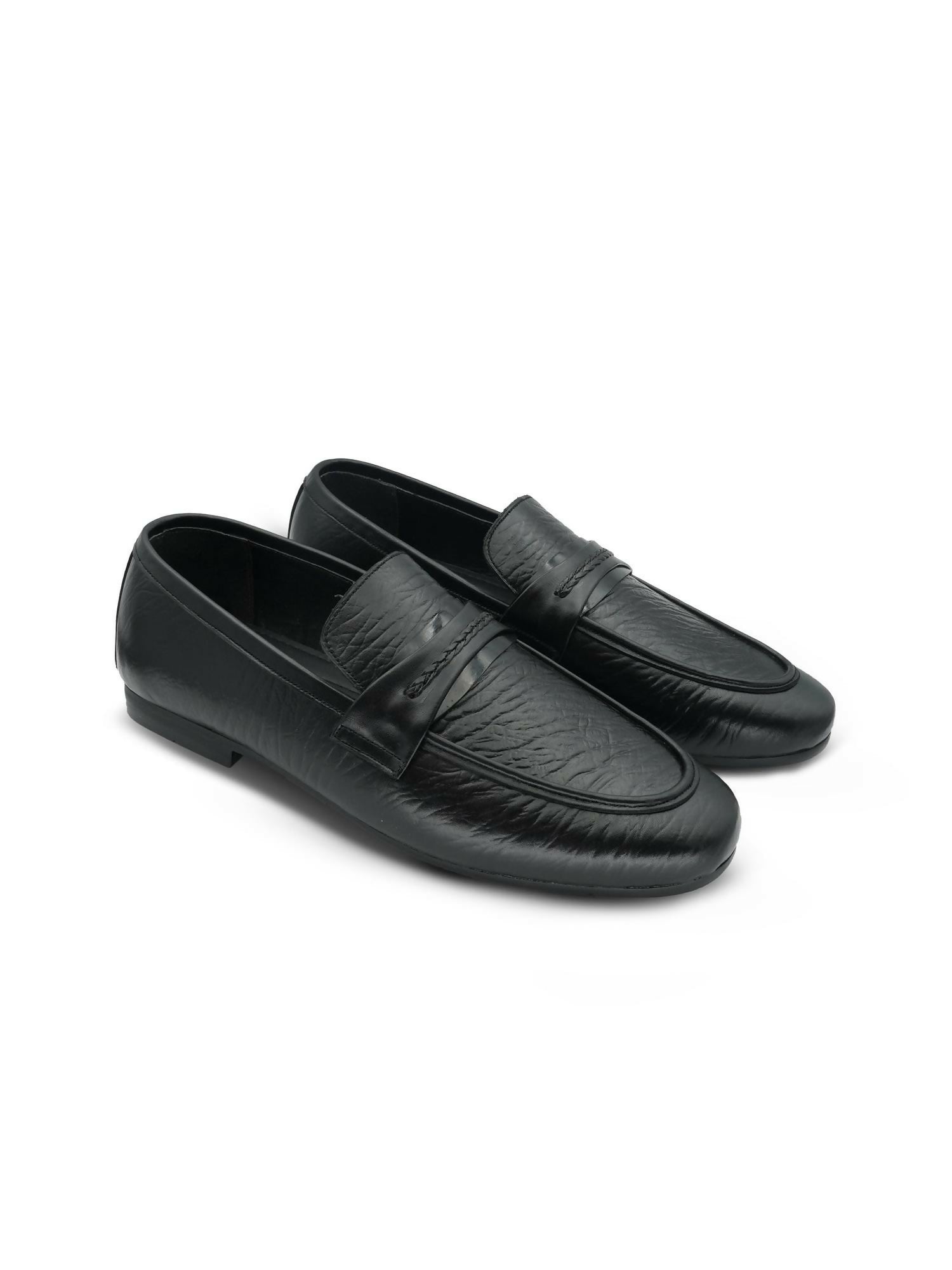 Black Royale Leather Men’s Formal Shoes-7590