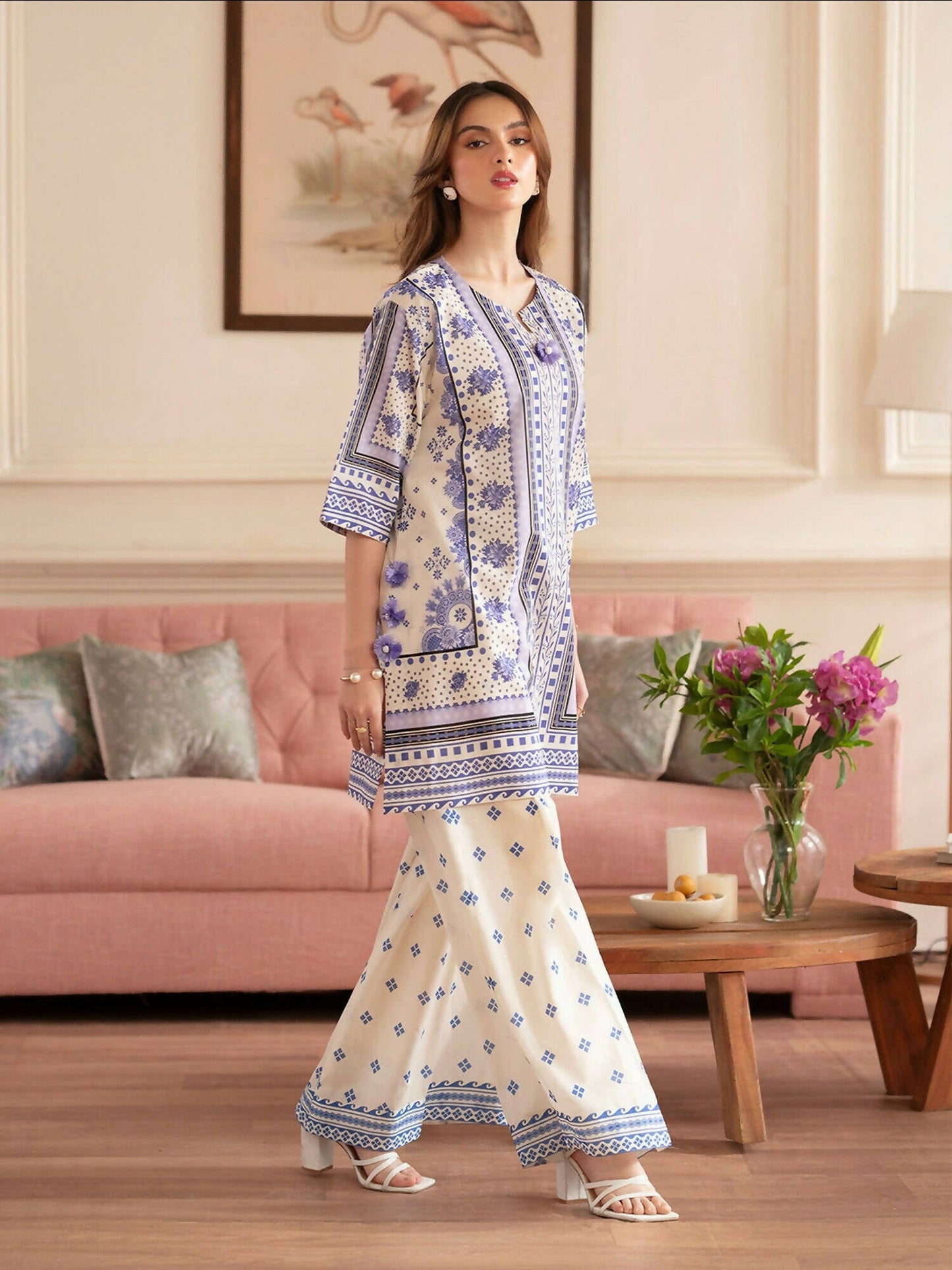 Mahnur Noir Lawn'26 Printed Unstitched 2-Piece Suit-N-10