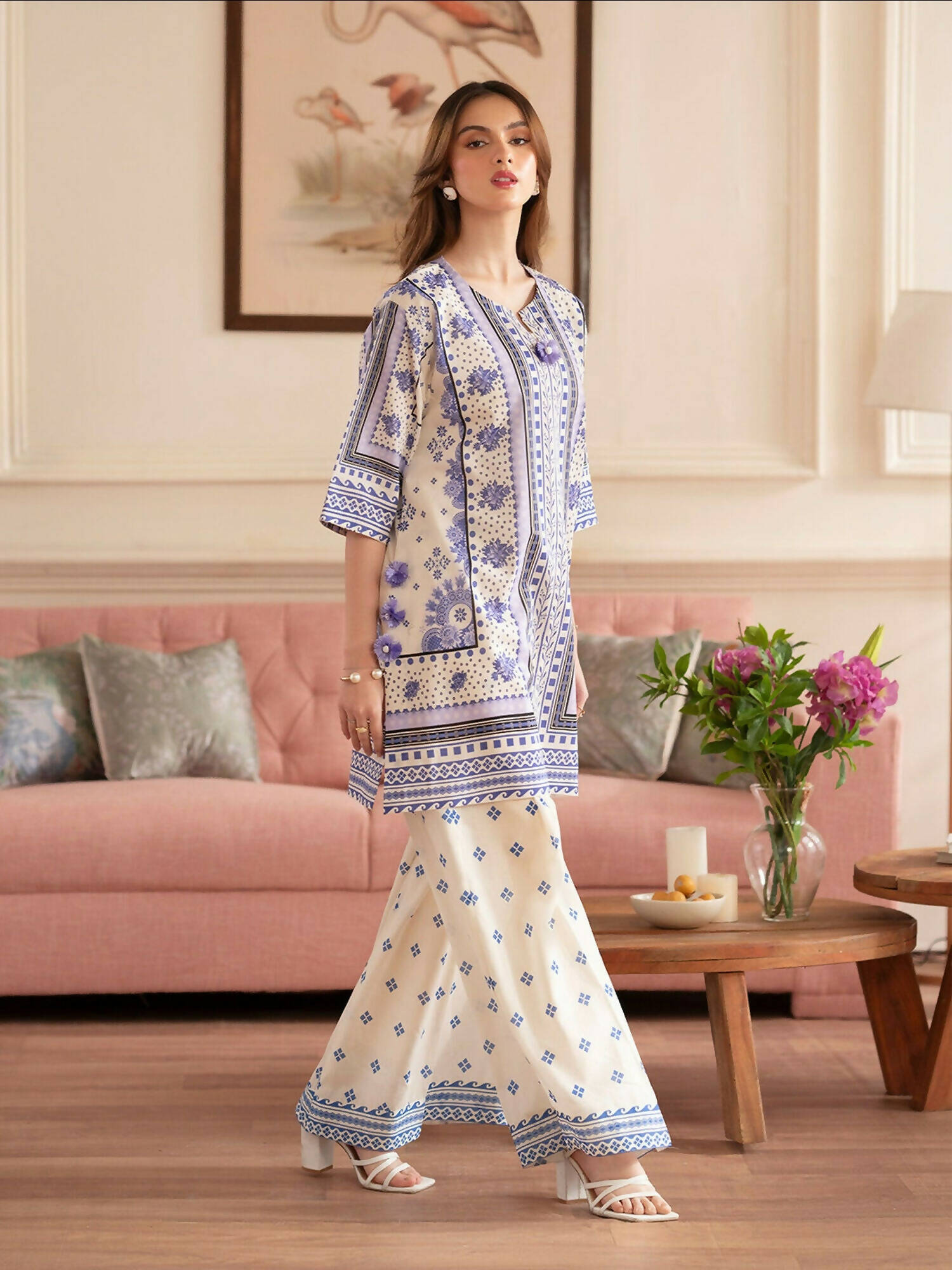 Mahnur Noir Lawn'26 Printed Unstitched 2-Piece Suit-N-10