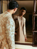 Hussain Rehar The Scent Luxury Pret SS'25 Raw Silk Embellished 3-Piece Suit-Sole