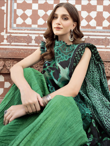 Binilyas Naqsh Naaz Luxury Lawn Embroidered Unstitched 3-Piece Suit-2086-A