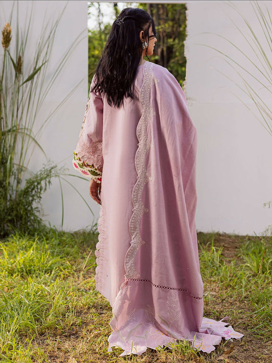 Parishay Winterwood Tales Khaddar Embroidered Unstitched 3-Piece Suit- WW - 10