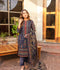 Panache Apparel Cotton Net Embroidered Stitched Suit-Bluebell