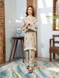 Panache Apparel Dobby Lawn Printed Stitched Suit-Lume