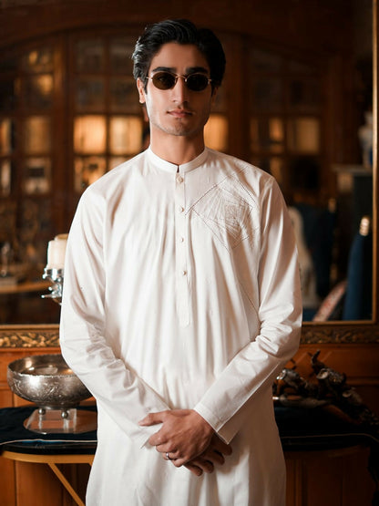 Fabrich Virsa Cotton Embroidered Unstitched Shalwar Kameez-FAB-8845