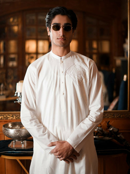 Fabrich Virsa Cotton Embroidered Unstitched Shalwar Kameez-FAB-8845