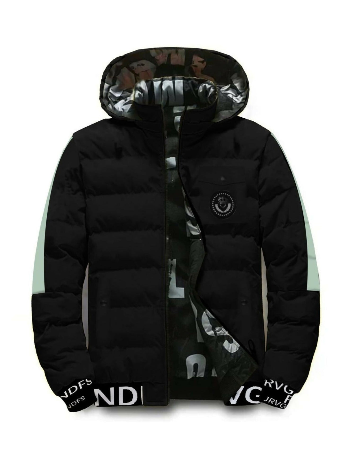 Funky Imported Double Sided Heavy Insulated Hooded Puffer Jacket For Men-14843