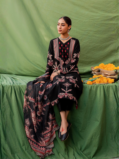 Mannat Clothing Silk Printed Dupatta-Nagma