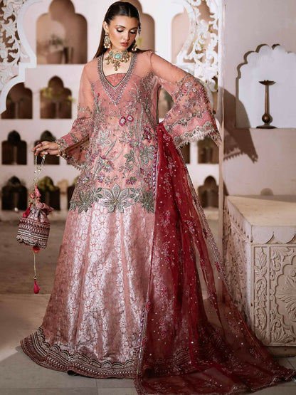 Shiza Hassan Shehnai Net Embellished Stitched 3-Piece Suit-Miral