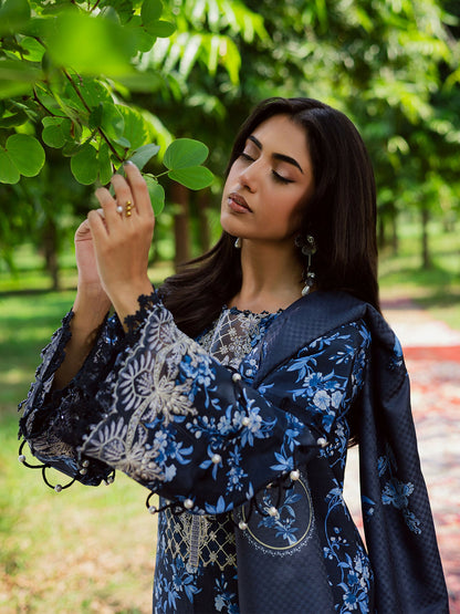 Parishay Rang e Sarma Khaddar Embroidered Stitched 3-Piece Suit-SAR-11