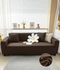 Elegant Bedding Stripe Jacquard Fitted Sofa Cover