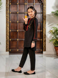 Velvour Girls Cotton Striped Stitched 2-Piece Suit-VG104-B