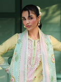 Qalamkar Qprints Lawn'26 Embroidered Unstitched 3-Piece Suit-AX-10-(A)-Jovie