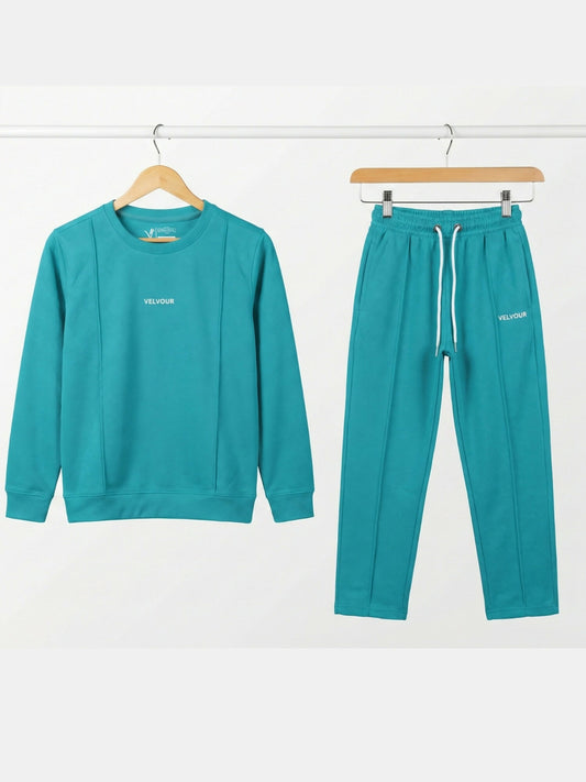Velvour Polyathletic Fleece Tracksuit-VWT52-B