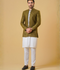 Gem Garments Janaan Jacquard Embroidered Prince Coat-Ishara
