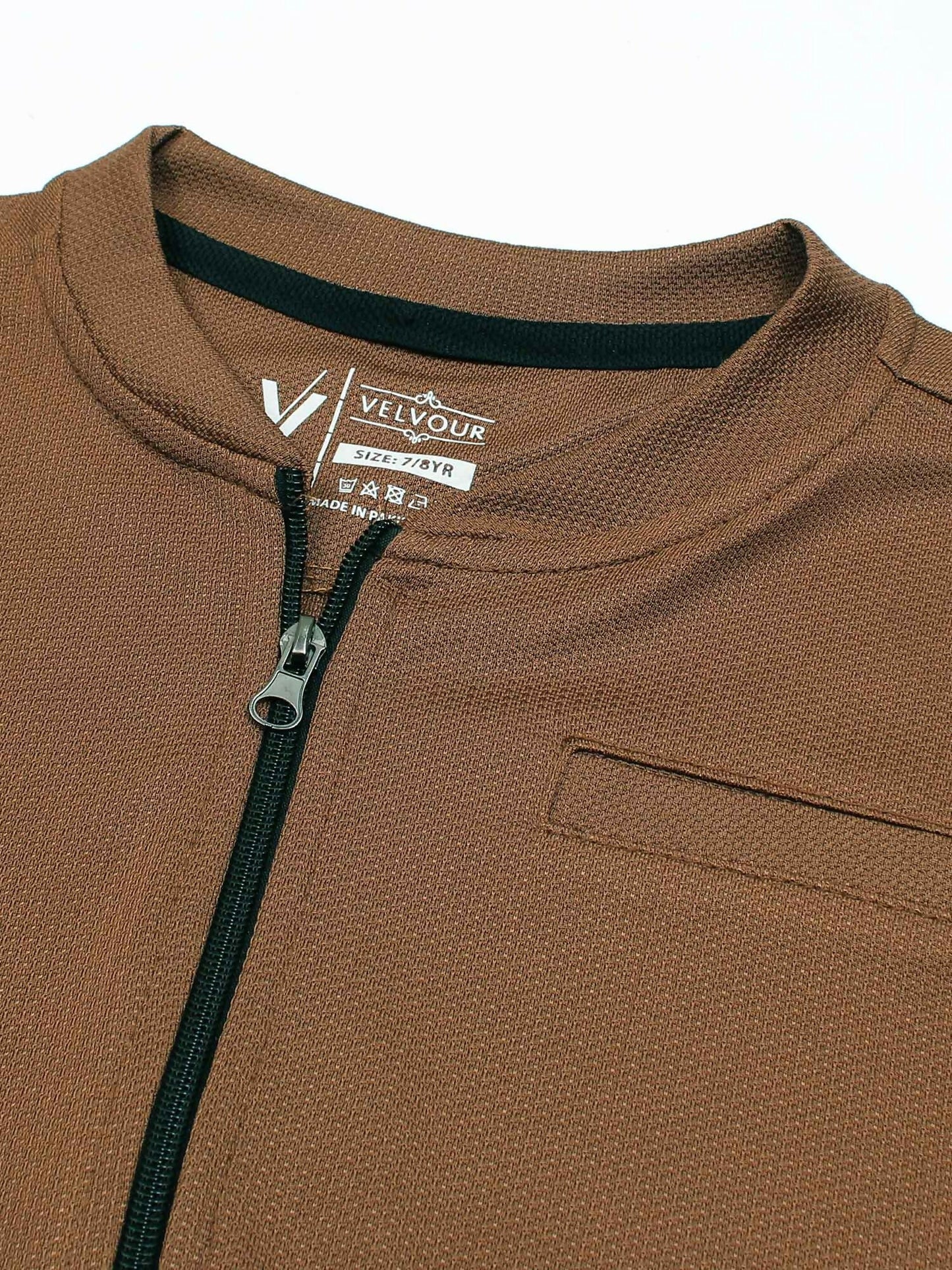 Velvour Imported Popcorn Full Sleeves Shirt-VWT45-AS