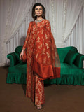 Hussain Rehar Basic Not Basic 3 Raw Silk Embellished Stitched 2-Piece Suit-Flamme