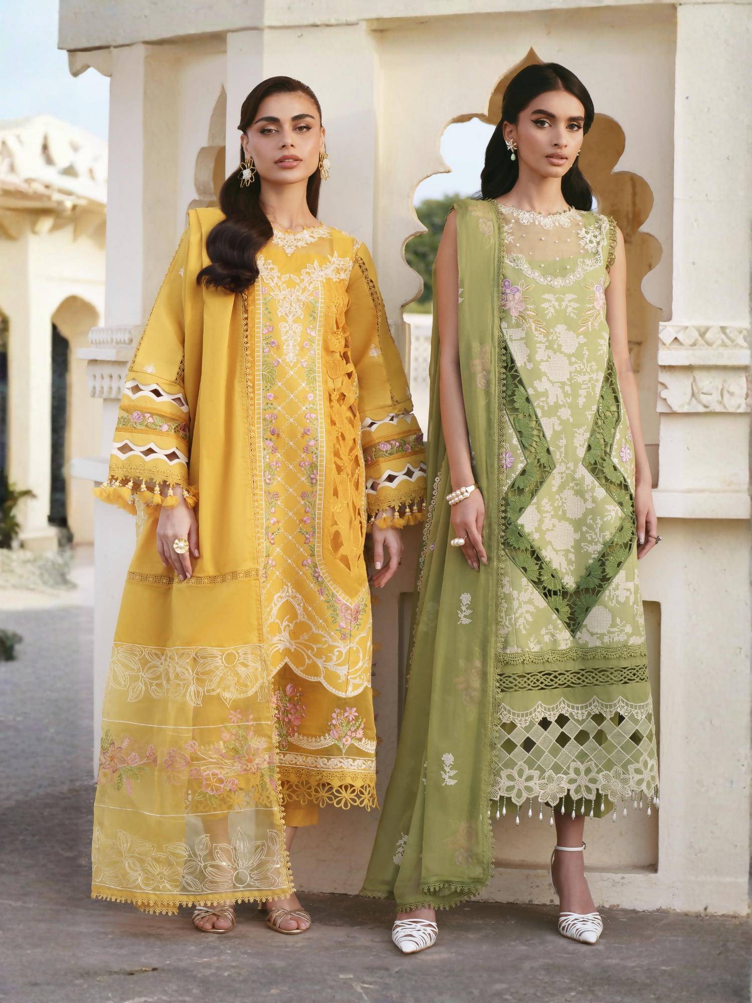 Parishay Shangrila Lawn Embroidered Unstitched 3-Piece Suit-SLA-04
