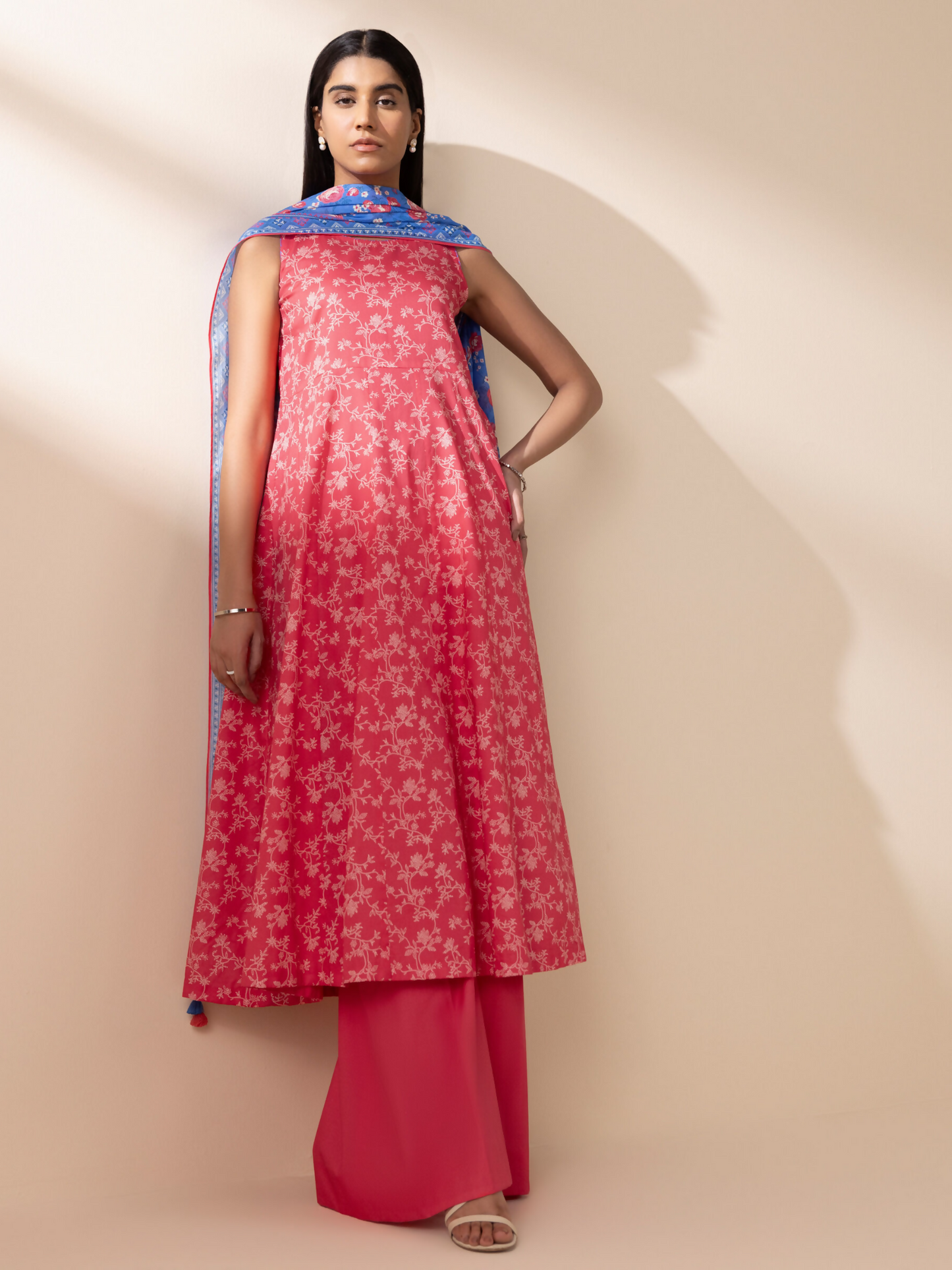 Sapphire Lawn Printed Unstitched 3-Piece Suit