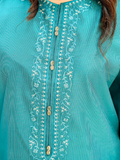 MH Cloth House Khaadi Net Embroidered Stitched 2-Piece Suit-Zamurd
