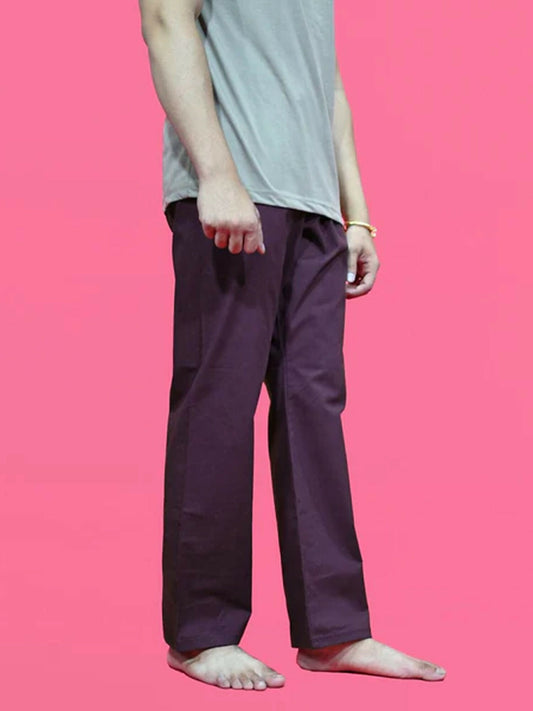 Funky's Plain Checked Loungewear Trouser-14628